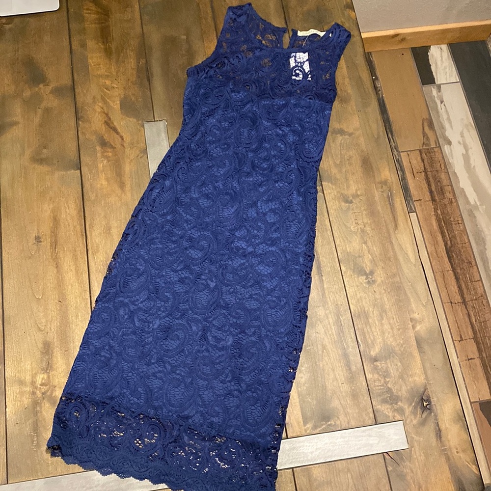 Blue Lace Dress